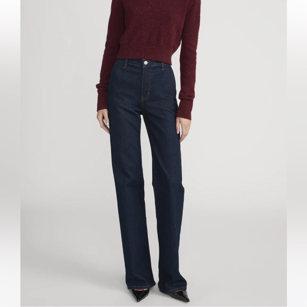 Frame The Straight High Rise Trouser Jean- Rise 24